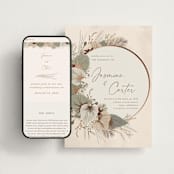 "Jasmine" - Wedding Website in Dusk by Susan Moyal - Match Your Stationery