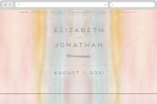 "Off Shore" - Wedding Website in Dawn by Grace Kreinbrink - Desktop Design
