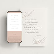 "sway" - Wedding Website in Graphite by Laura Hankins - Match Your Stationery