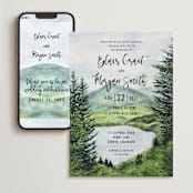 "Into the Woods" - Wedding Website in Forest by Elly - Match Your Stationery