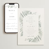"Gilded Woodland" - Wedding Website in Fern by Kristie Kern - Match Your Stationery