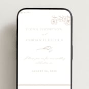 "Camellia.." - Wedding Website in Latte by Vera Lim - Mobile Layout