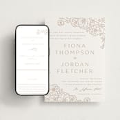 "Camellia.." - Wedding Website in Latte by Vera Lim - Match Your Stationery