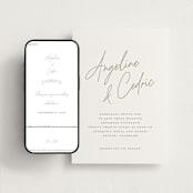 "angeline" - Wedding Website in Moss by chocomocacino - Match Your Stationery