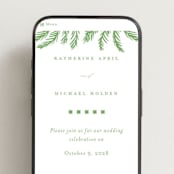 "Iconic" - Wedding Website in Pear by Creo Study - Mobile Layout
