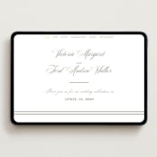"Putnam" - Wedding Website in Moss by Megan Davis - Desktop Design