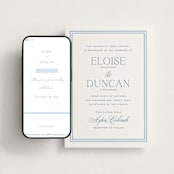 "ricciarelli" - Wedding Website in Denim by chocomocacino - Match Your Stationery