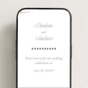 "Icon" - Wedding Website in Gravel by Vera Lim - Mobile Layout