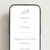 "Note" - Wedding Website in Gravel by Baumbirdy - Mobile Layout