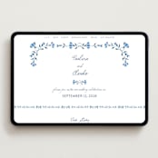 "Talavera" - Wedding Website in Lapis by Tamara Hilje - Desktop Design