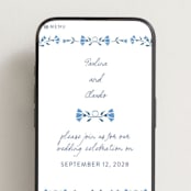 "Talavera" - Wedding Website in Lapis by Tamara Hilje - Mobile Layout