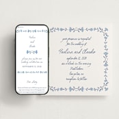 "Talavera" - Wedding Website in Lapis by Tamara Hilje - Match Your Stationery