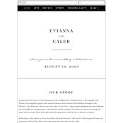 "Aligned" - Wedding Website in Pearl by Michelle Taylor - Guest Management