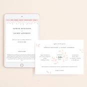 "Emblem" - Wedding Website in Petal by Kimberly FitzSimons - Match Your Stationery