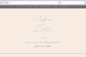 "EverAfter" - Wedding Website in Petal by Rochelle Renee - Desktop Design