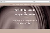 "joconde" - Wedding Website in Mahogany by chocomocacino - Desktop Design