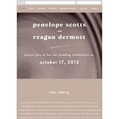 "joconde" - Wedding Website in Mahogany by chocomocacino - Mobile Layout