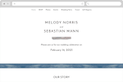 "sky poetry" - Wedding Website in Daylight by Sumak Studio - Desktop Design