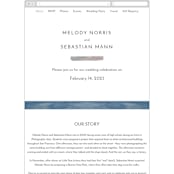 "sky poetry" - Wedding Website in Daylight by Sumak Studio - Mobile Layout