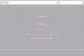 "Legacy" - Wedding Website in Pebble by Leia Matt - Desktop Design