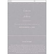 "Legacy" - Wedding Website in Pebble by Leia Matt - Mobile Layout