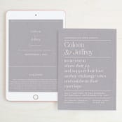 "Legacy" - Wedding Website in Pebble by Leia Matt - Match Your Stationery