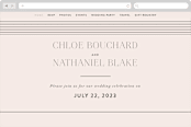 "Landscape" - Wedding Website in Champagne by Kelly Schmidt - Desktop Design
