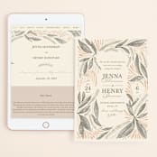 "Unity" - Wedding Website in Burnt Sienna by Jen Owens - Match Your Stationery