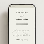 "Love and Faith" - Wedding Website in Vanilla by Louise Kay - Mobile Layout