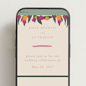 "Phool Bahar" - Wedding Website in Patta by Creo Study - Mobile Layout