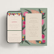 "Phool Bahar" - Wedding Website in Patta by Creo Study - Match Your Stationery