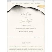 "ataraxia" - Wedding Website in Ivory by Anastasia Makarova - Mobile Layout