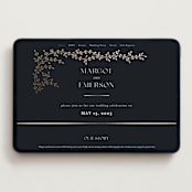 "Beautiful Chuppah" - Wedding Website in Midnight by Ana de Sousa - Desktop Design