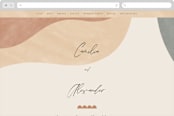 "Surface" - Wedding Website in West by Pixel and Hank - Desktop Design