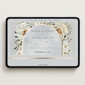 "Love Song" - Wedding Website in Meadow by Petra Kern - Desktop Design