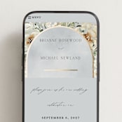 "Love Song" - Wedding Website in Meadow by Petra Kern - Mobile Layout