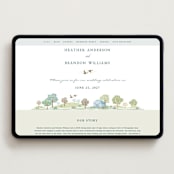 "Countryside" - Wedding Website in Meadow by Paper Sun Studio - Desktop Design