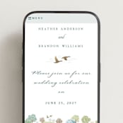 "Countryside" - Wedding Website in Meadow by Paper Sun Studio - Mobile Layout