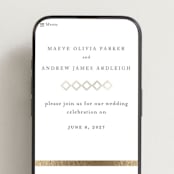 "Chisel" - Wedding Website in Quartz by Kristie Kern - Mobile Layout