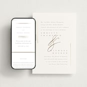 "Ampersand glam" - Wedding Website in Powder by Creo Study - Match Your Stationery