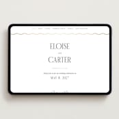 "Inventive" - Wedding Website in Pepper by Olivia Raufman - Desktop Design