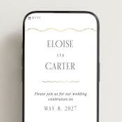 "Inventive" - Wedding Website in Pepper by Olivia Raufman - Mobile Layout