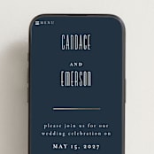 "Deco pattern" - Wedding Website in Cote d'azur by Ana de Sousa - Mobile Layout