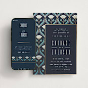 "Deco pattern" - Wedding Website in Cote d'azur by Ana de Sousa - Match Your Stationery