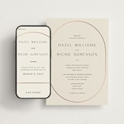 "Walnut" - Wedding Website in Linen by Blustery August - Match Your Stationery
