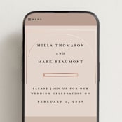 "Champagne" - Wedding Website in Rose by Ani Somi - Mobile Layout