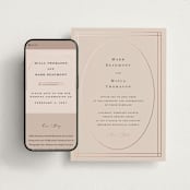 "Champagne" - Wedding Website in Rose by Ani Somi - Match Your Stationery