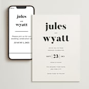 "Nolita" - Wedding Website in Silk by Annie Clark - Match Your Stationery