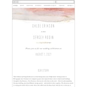 "Painted Desert" - Wedding Website in Sandstone by Hooray Creative - Guest Management