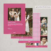 "Somebunny Loves You" - Easter Photo Cards in Pure White by Megan Davis - Back of Card Options